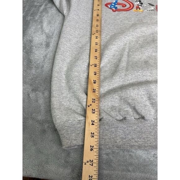 Vintage 90s Disney Pullover Sweatshirt Men's Size Large Gray - Picture 9 of 9